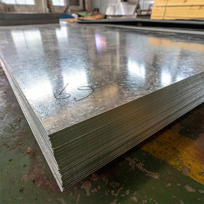 SECC Galvanized Steel Sheet Plate 8mm Dx52d Z140 Hot Dip Galvanized
